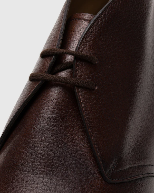 Bottes de désert en cuir souple grainé Ryder LW