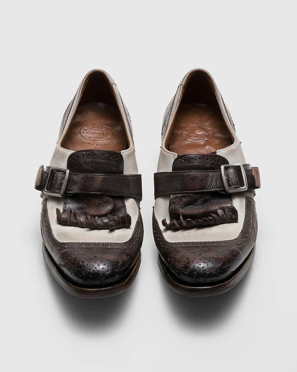 Chaussures à brides Shanghai W en cuir de veau glacé et nubuck