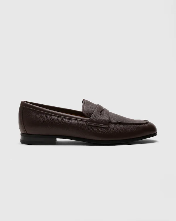 Milton Deerskin Loafer à finition ancienne