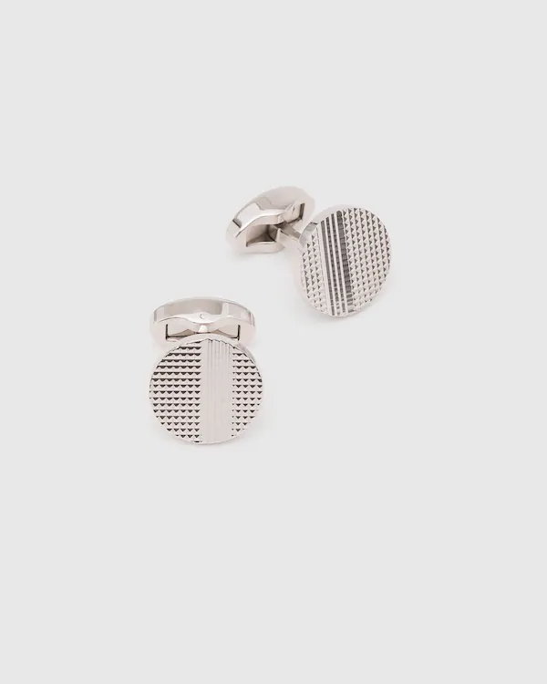 Passe-menterie Strata Plaqué rhodium Texturé