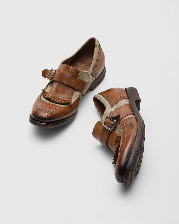 Sangles Shanghai W 150e Anniversaire en cuir de veau et tissu