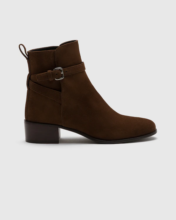 Botte en daim Paloma avec finition ancienne