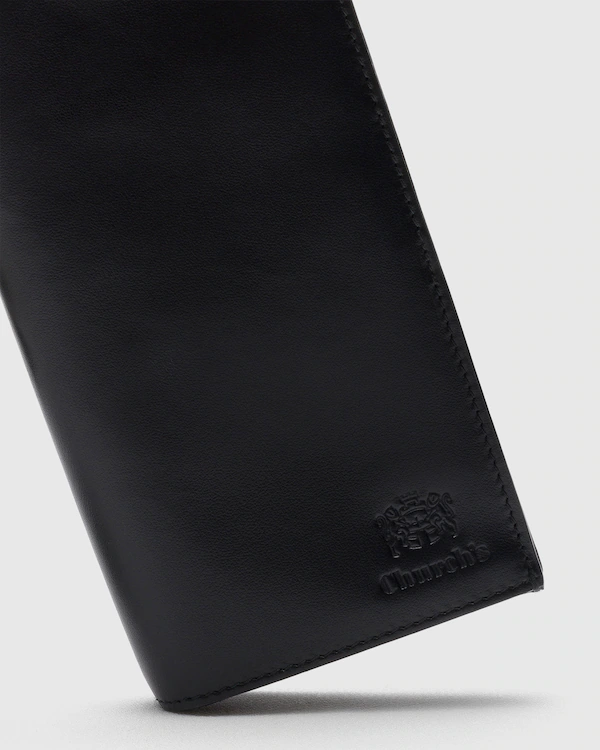 Porte-cartes Grand Portefeuille en Cuir de Veau Souple
