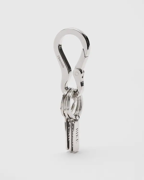 Porte-clés en acier émaillé