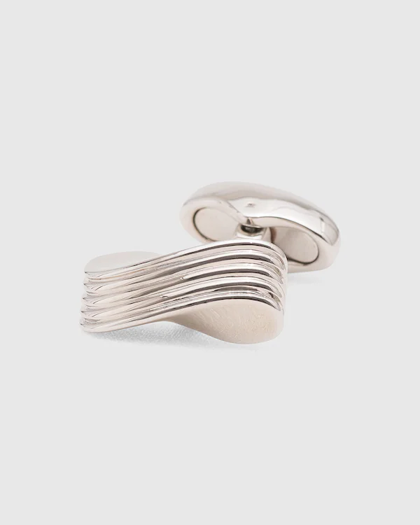Pinceaux ondulés plaqués rhodium
