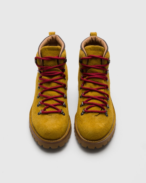 Bottes à lacets en daim Poulton