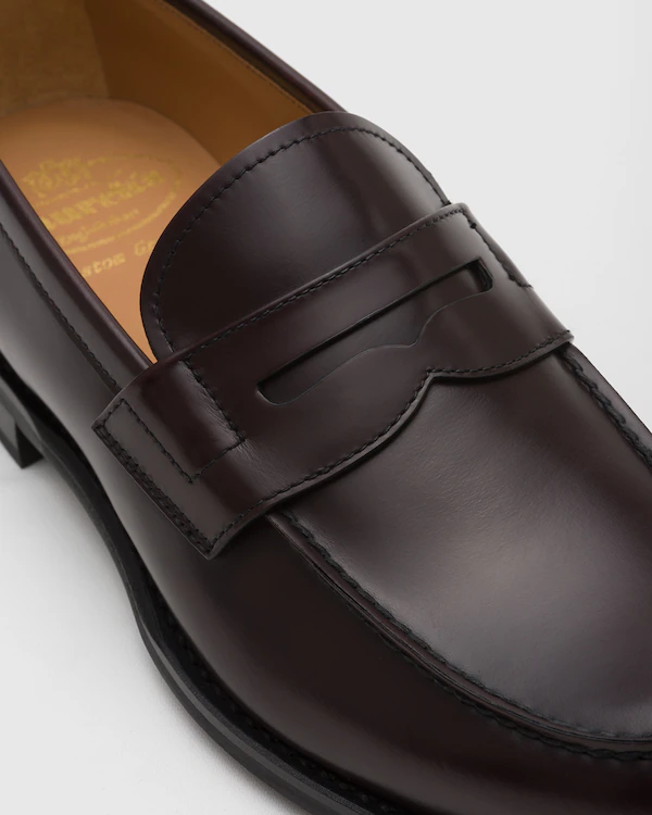 Mocassin en cuir de veau brillant Gateshead
