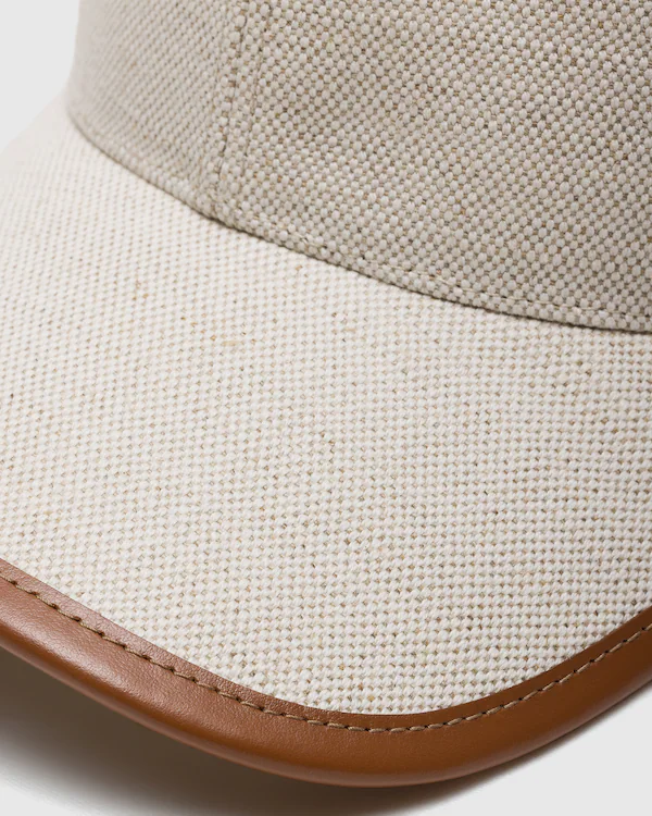 Casquette Baseball en Mélange Lin