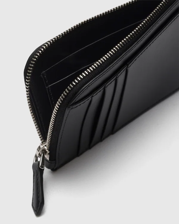 Porte-cartes en cuir de veau souple