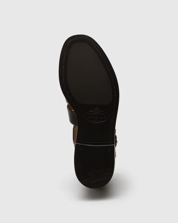 Sandalette en cuir de veau de pêcheur