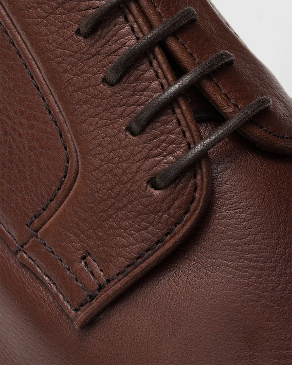 Derby en cuir de veau Pentire