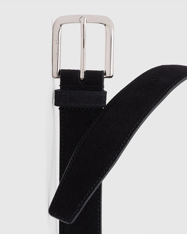 Ceinture à boucle carrée Castoro Suede