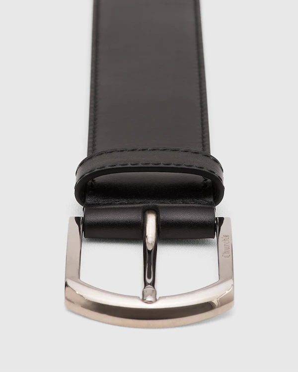 Ceinture classique à boucle en cuir de veau