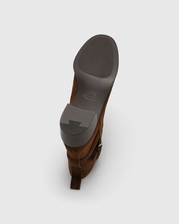 Botte en daim Paloma avec finition ancienne