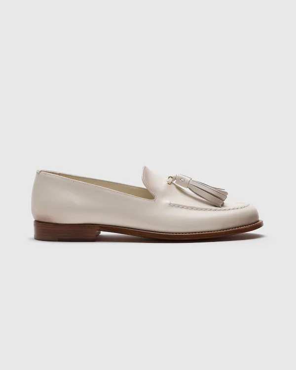Mocassin en cuir de veau avec pompon Renee