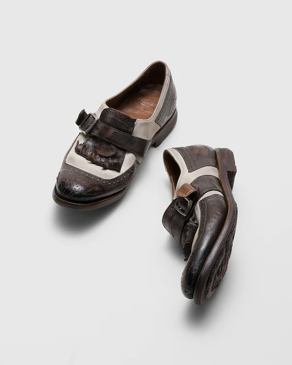 Chaussures à brides Shanghai W en cuir de veau glacé et nubuck