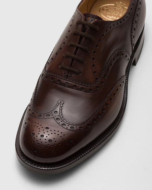 Burwood Oxford à cuir de veau blanchi