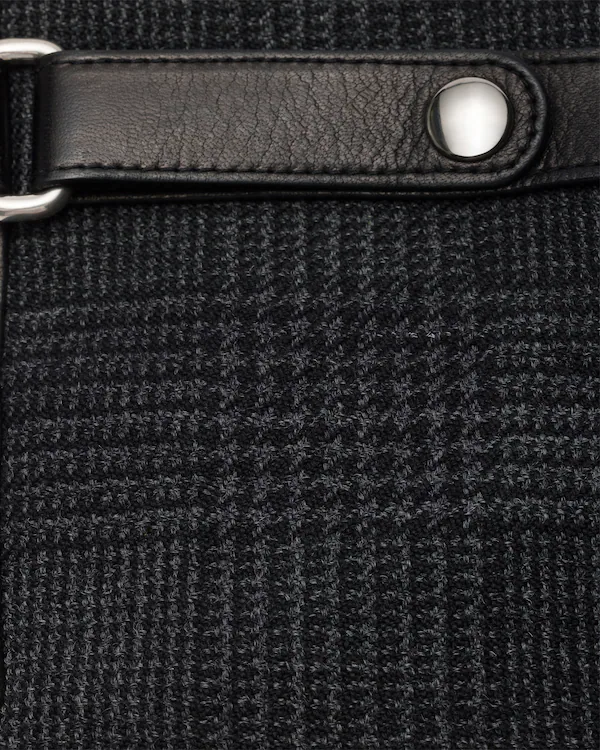 Gants Homme Nappa et Laine Prince of Wales