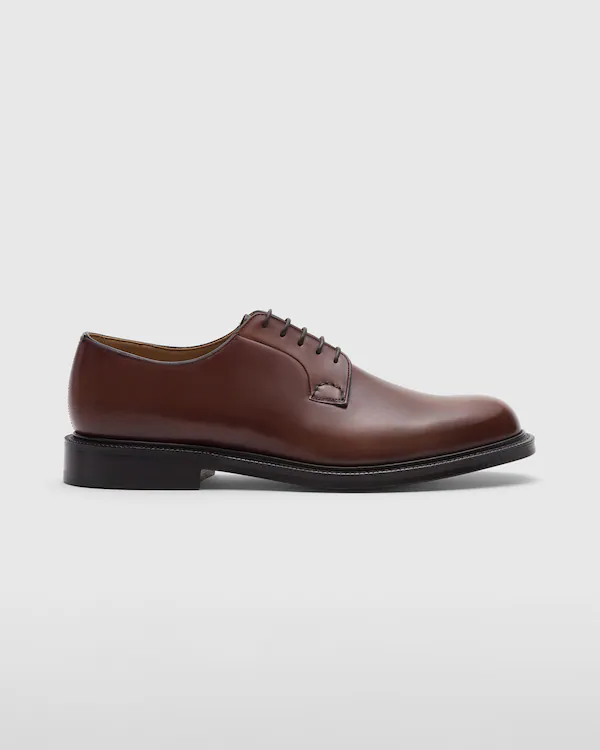Derby Shannon en cuir de veau délavé