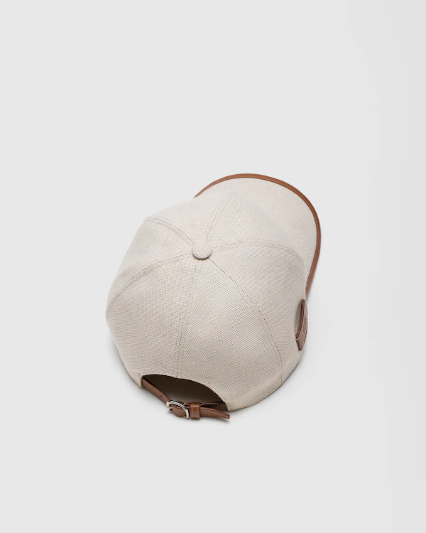 Casquette Baseball en Mélange Lin