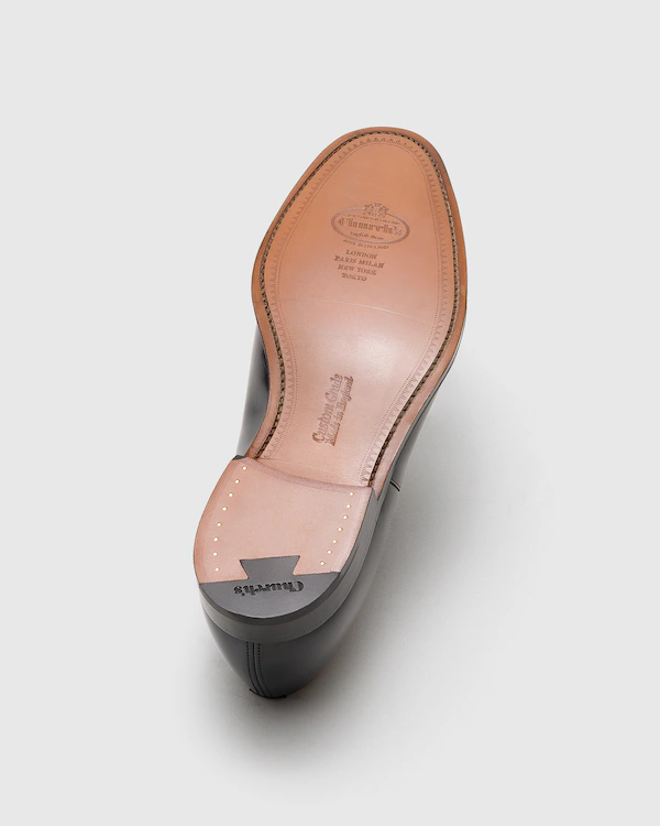 Consul Oxford en cuir fumé poli